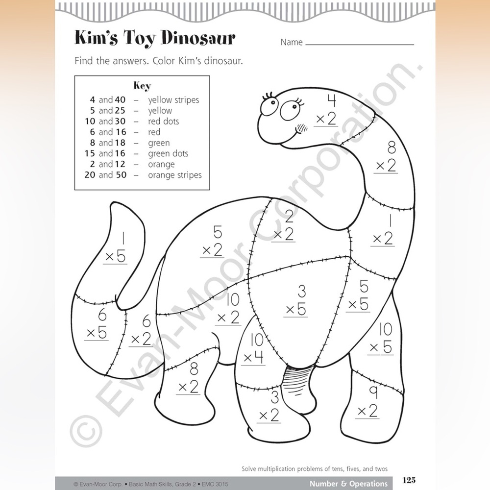 Evan Moor Math workbook bundle - Picture 8 of 16